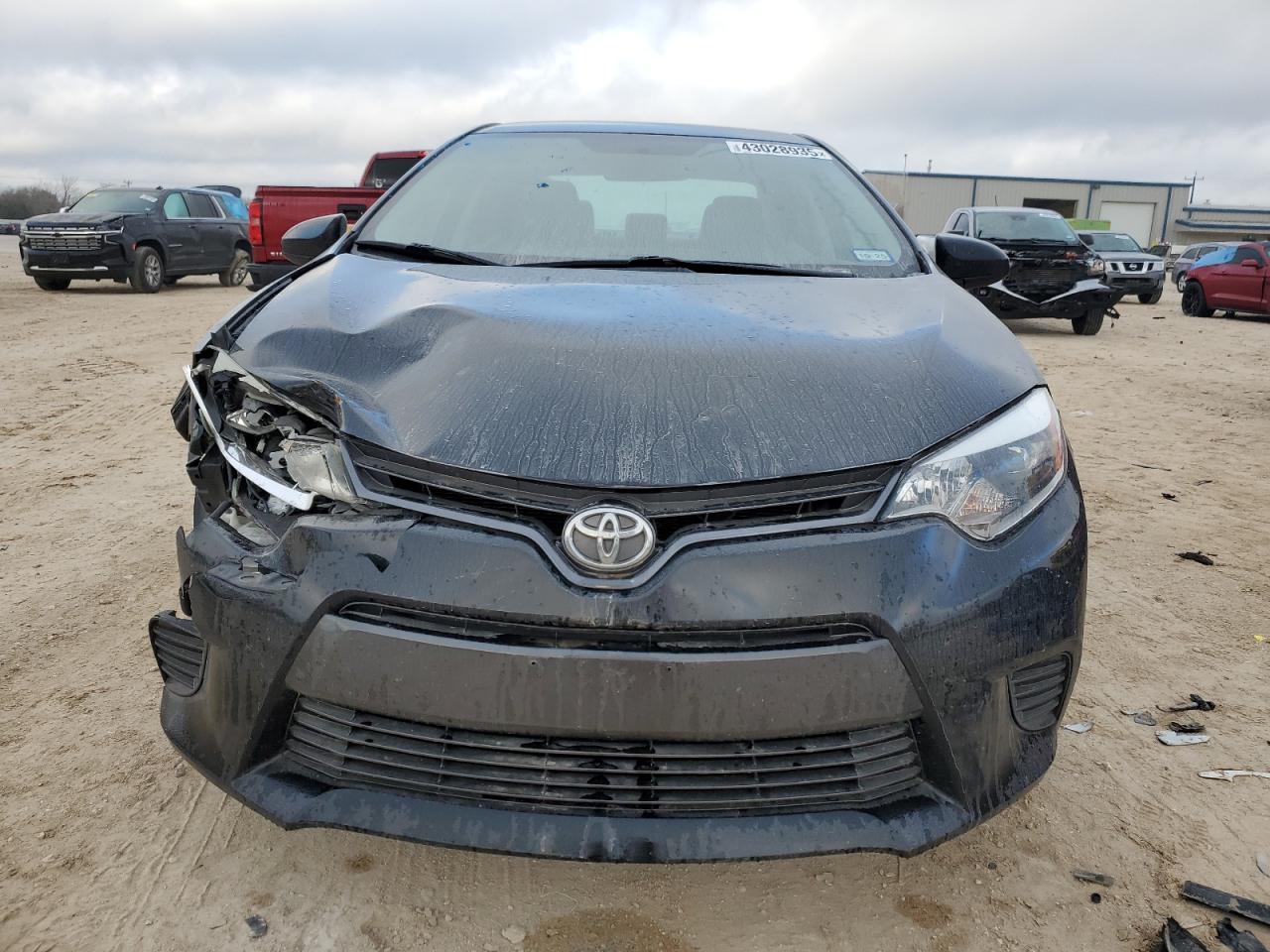 2016 Toyota Corolla VIN 2T1BURHEXGC573361 Copart auction photo, front end damage thumbnail 5