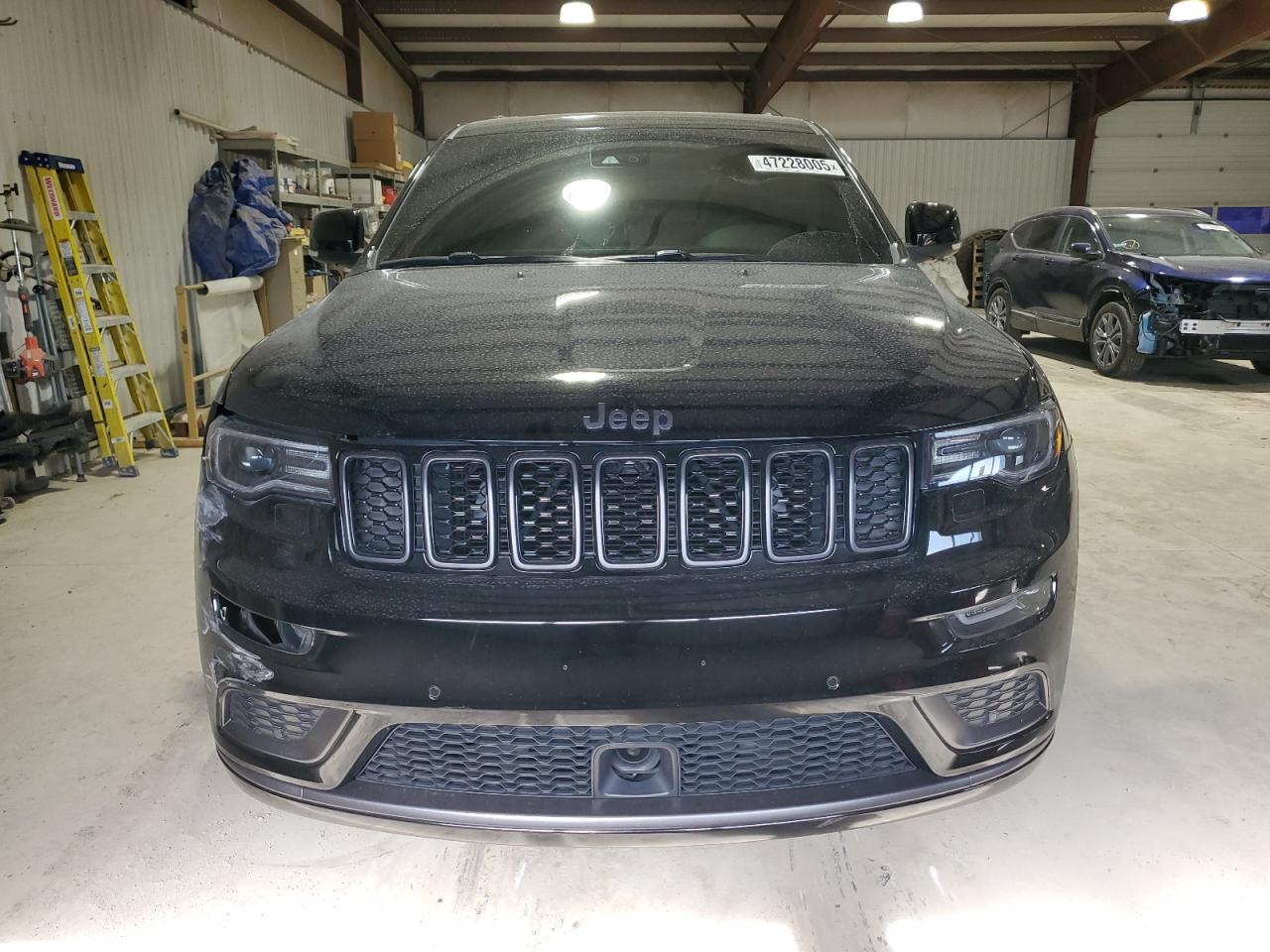 2018 Jeep Grand Cherokee VIN 1C4RJFCG4JC468622 Copart auction photo, front end / side damage thumbnail 5