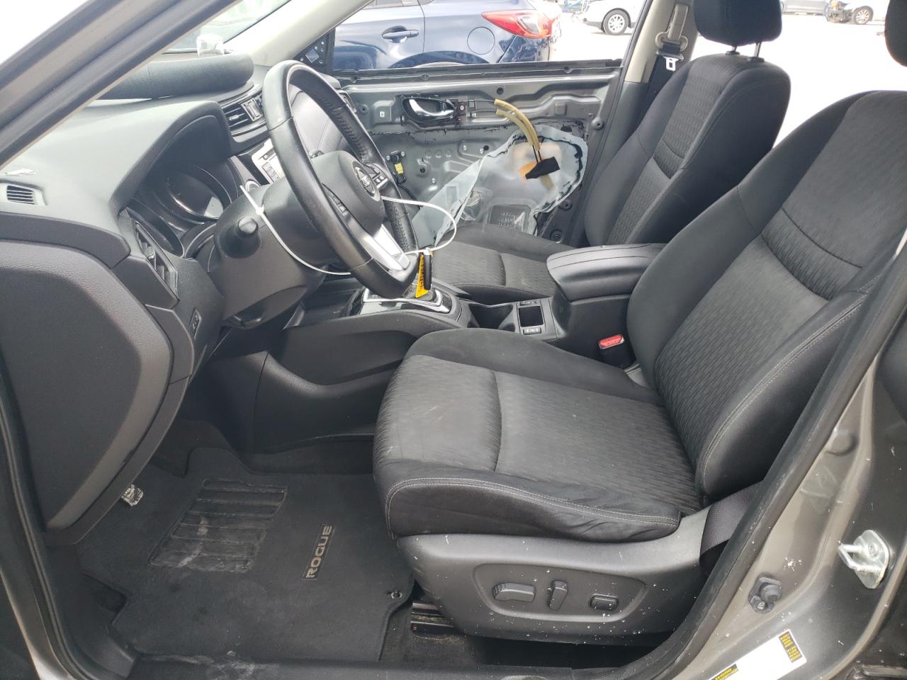 2017 Nissan Rogue VIN JN8AT2MV2HW277923 Copart auction photo, side / front end damage thumbnail 7