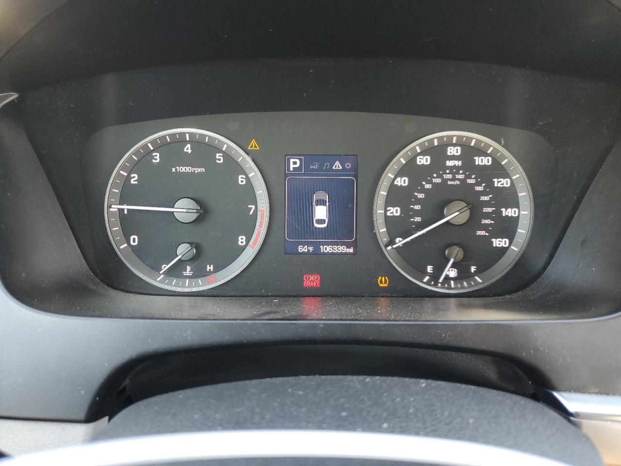 2015 Hyundai Sonata VIN 5NPE24AF8FH230357 Copart auction photo, front end / side damage thumbnail 9