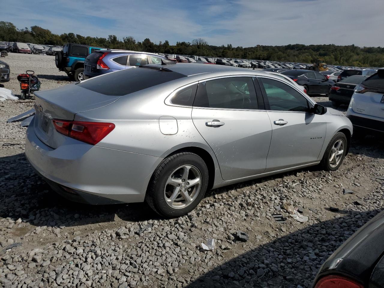 2018 Chevrolet Malibu VIN 1G1ZB5ST5JF163305 Copart auction photo, front end damage thumbnail 4