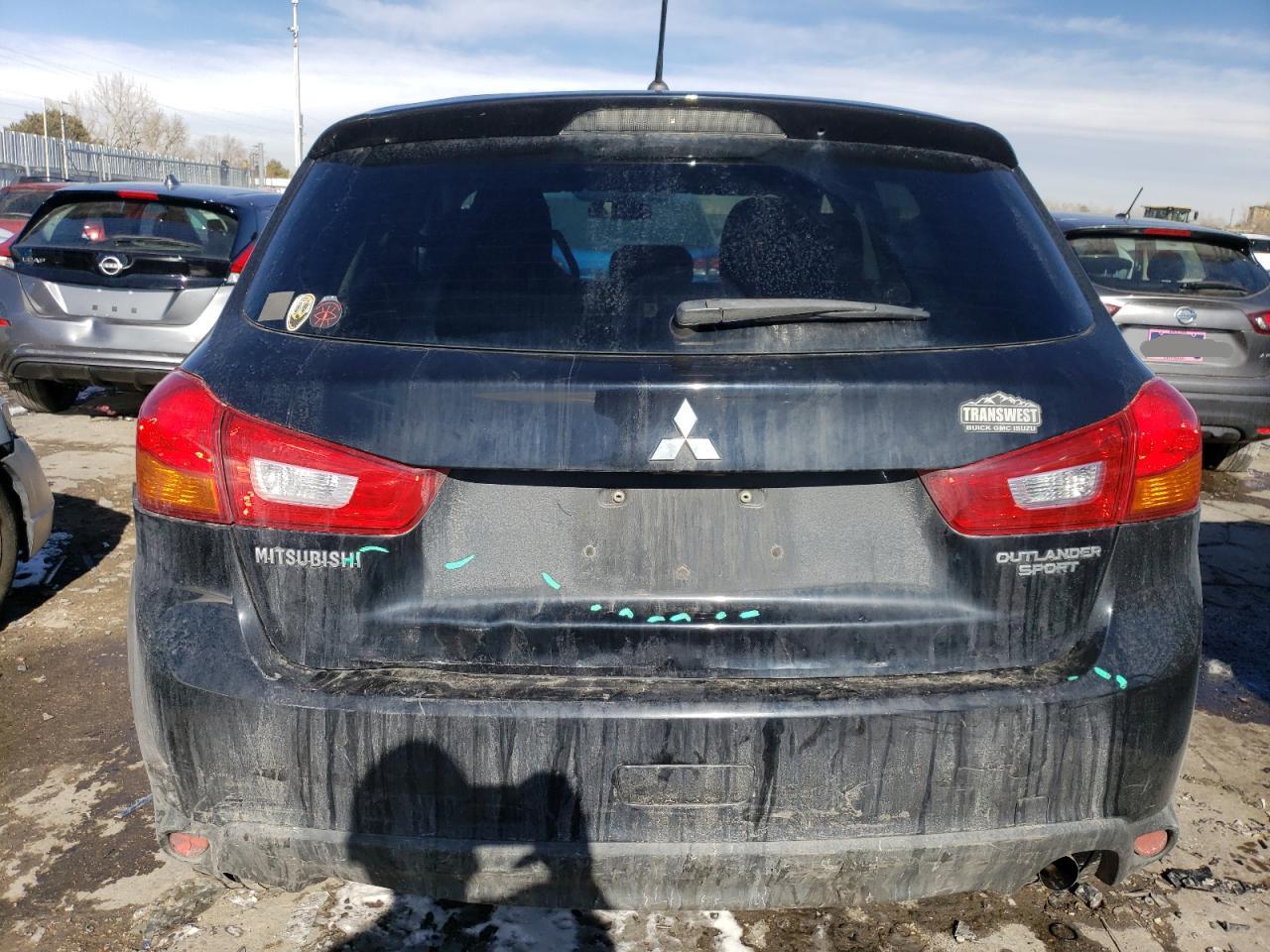 2015 Mitsubishi Outlander VIN 4A4AP3AU1FE020622 Copart auction photo, rear end / side damage thumbnail 6