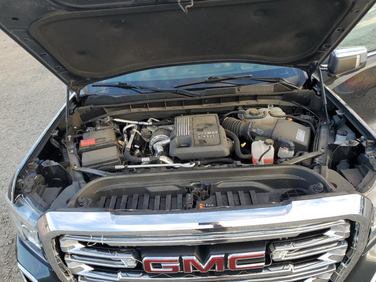 2021 GMC Sierra VIN 1GTU9DET8MZ153079 Copart auction photo, all over damage thumbnail 11