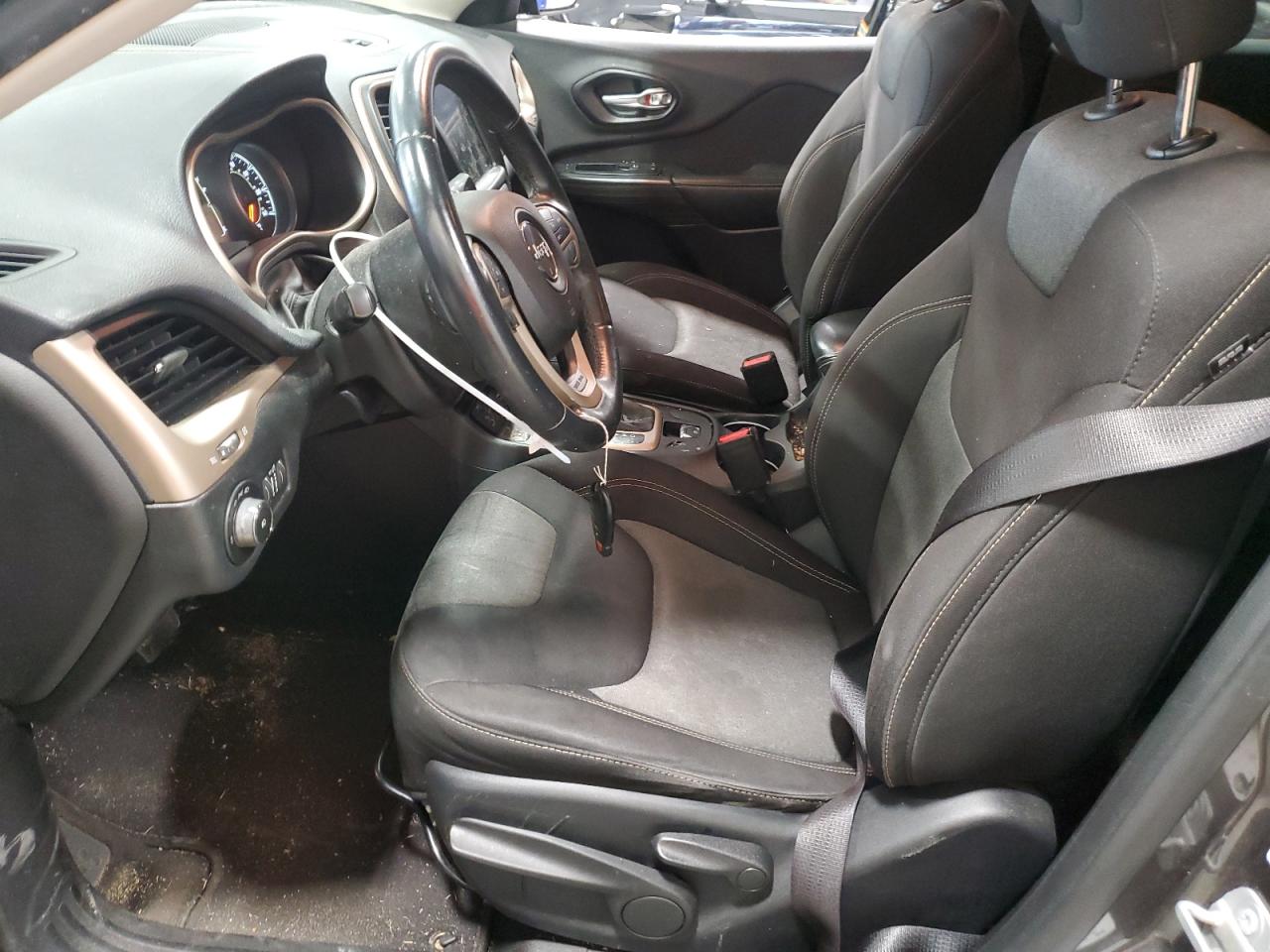 2014 Jeep Grand Cherokee VIN 1C4PJLCB0EW221659 Copart auction photo, side damage thumbnail 7