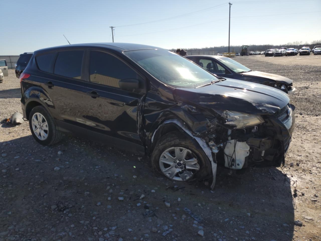 2016 Ford Escape VIN 1FMCU0F71GUB71103 Copart auction photo, front end / side damage thumbnail 4