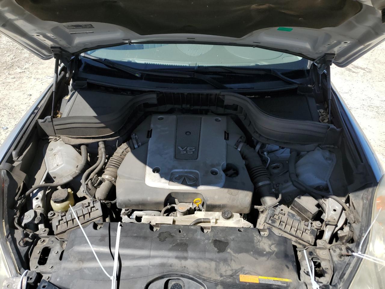 2010 Infiniti EX VIN JN1AJ0HP7AM702350 Copart auction photo, front end damage thumbnail 12