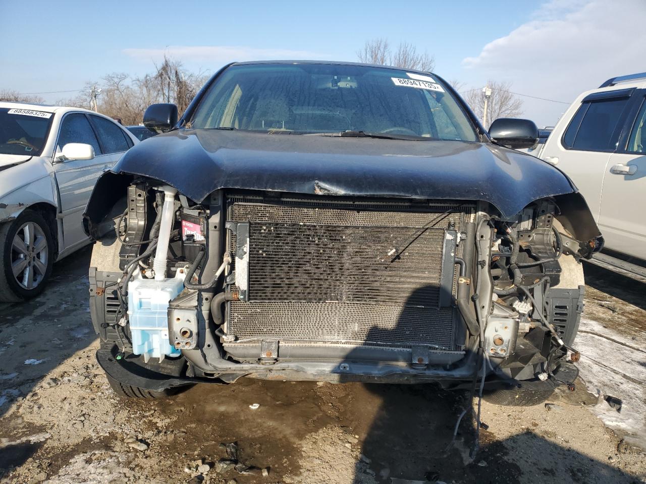 2010 Toyota Highlander VIN JTEJW3EH2A2039239 Copart auction photo, front end damage thumbnail 5