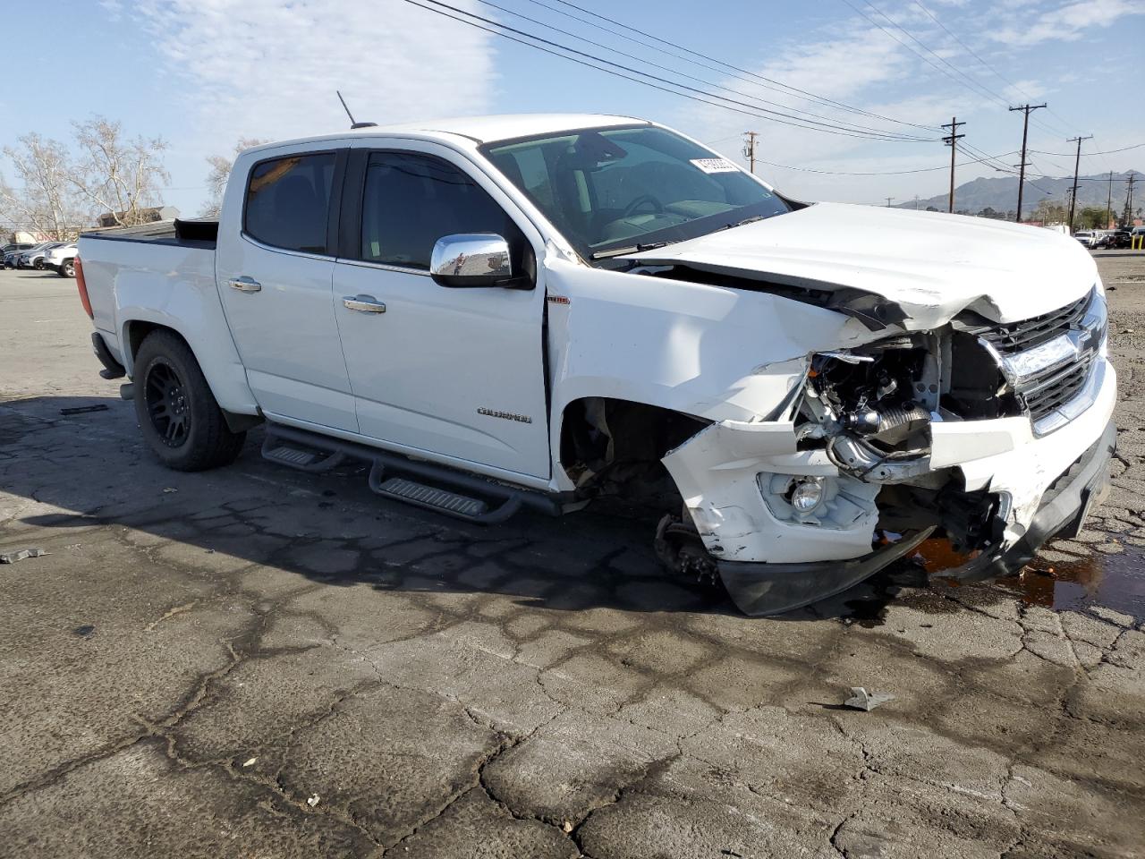 2017 Chevrolet Colorado VIN 1GCPTCE13H1235104 Copart auction photo, front end / side damage thumbnail 4