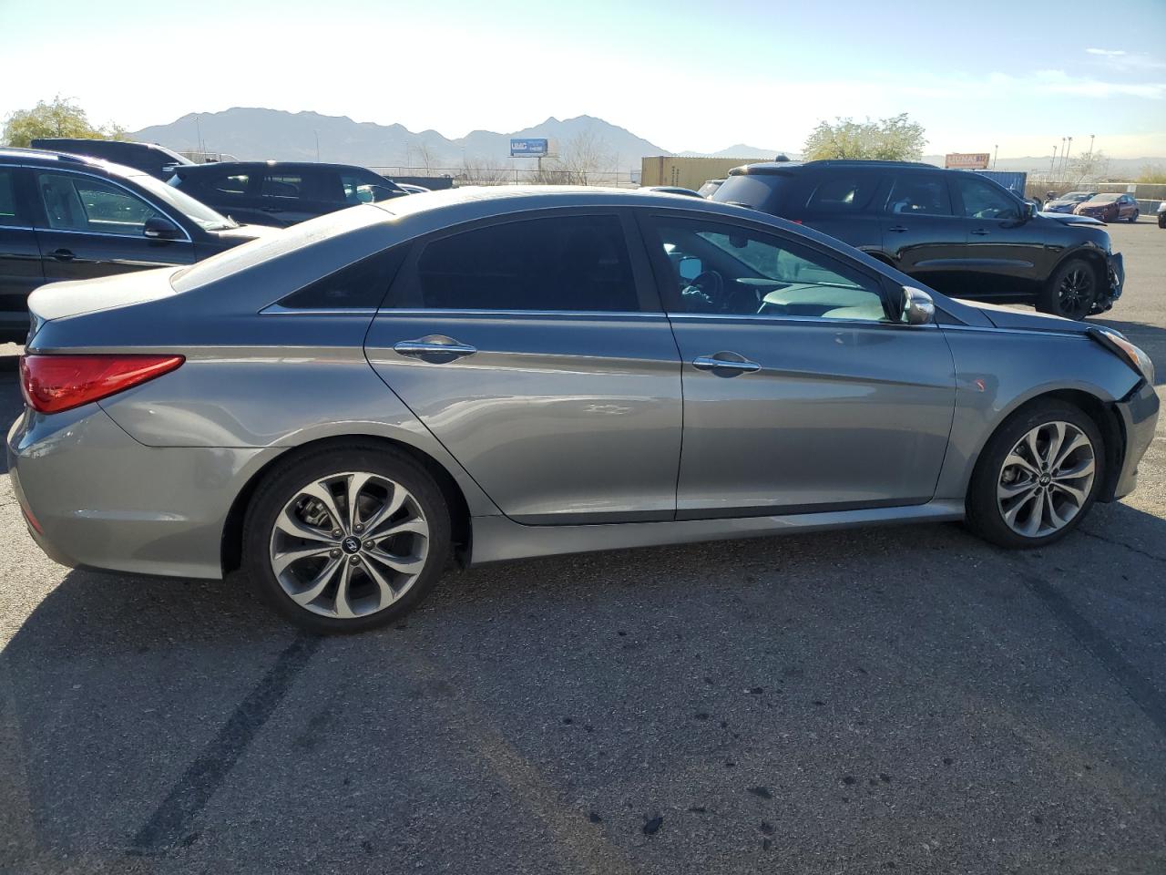 2014 Hyundai Sonata VIN 5NPEC4AB4EH892140 Copart auction photo, front end damage thumbnail 3