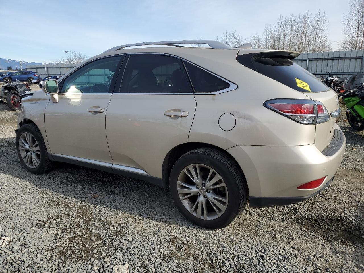 2014 Lexus RX VIN 2T2BK1BA2EC244806 Copart auction photo, front end / rear end damage thumbnail 2