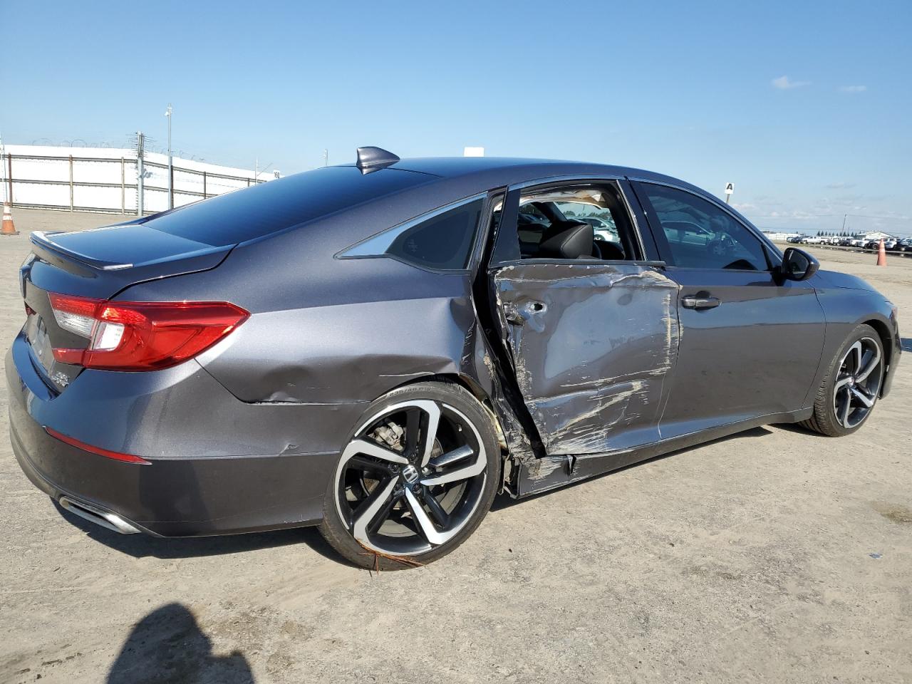 2019 Honda Accord VIN 1HGCV2F34KA033576 Copart auction photo, side / undercarriage damage thumbnail 3