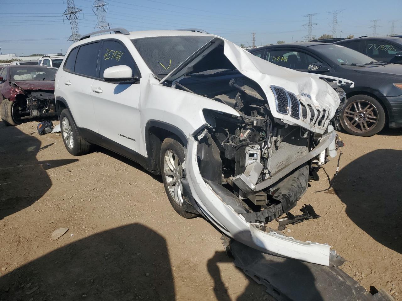 2021 Jeep Grand Cherokee VIN 1C4PJLCB3MD125874 Copart auction photo, front end damage thumbnail 4