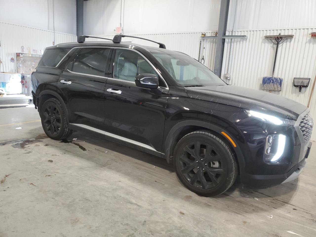 2021 Hyundai Palisade VIN KM8R4DHE8MU181636 Copart auction photo, rear end damage thumbnail 4