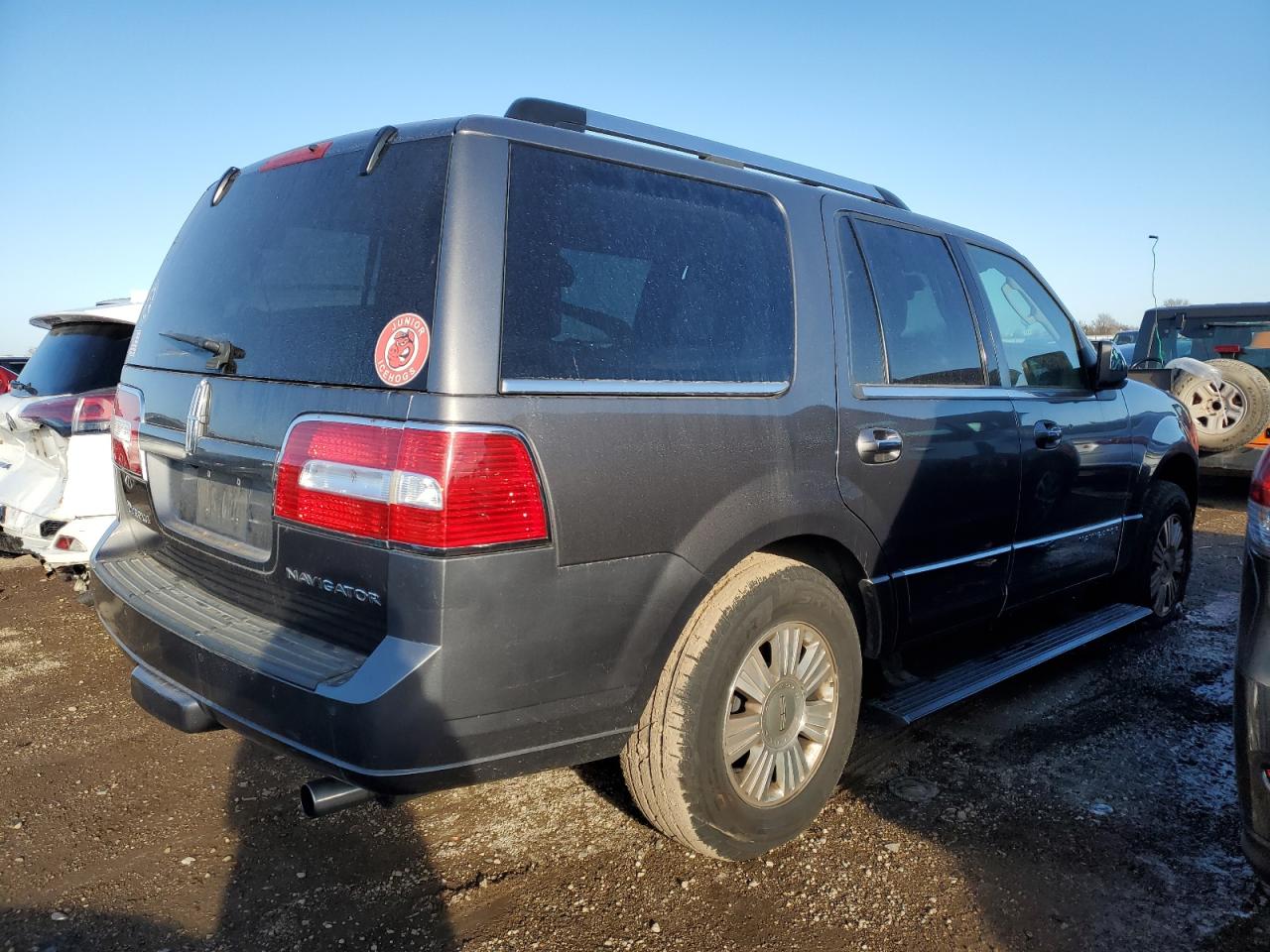 2014 Lincoln Navigator VIN 5LMJJ2J5XEEL07136 Copart auction photo, water/flood damage thumbnail 3