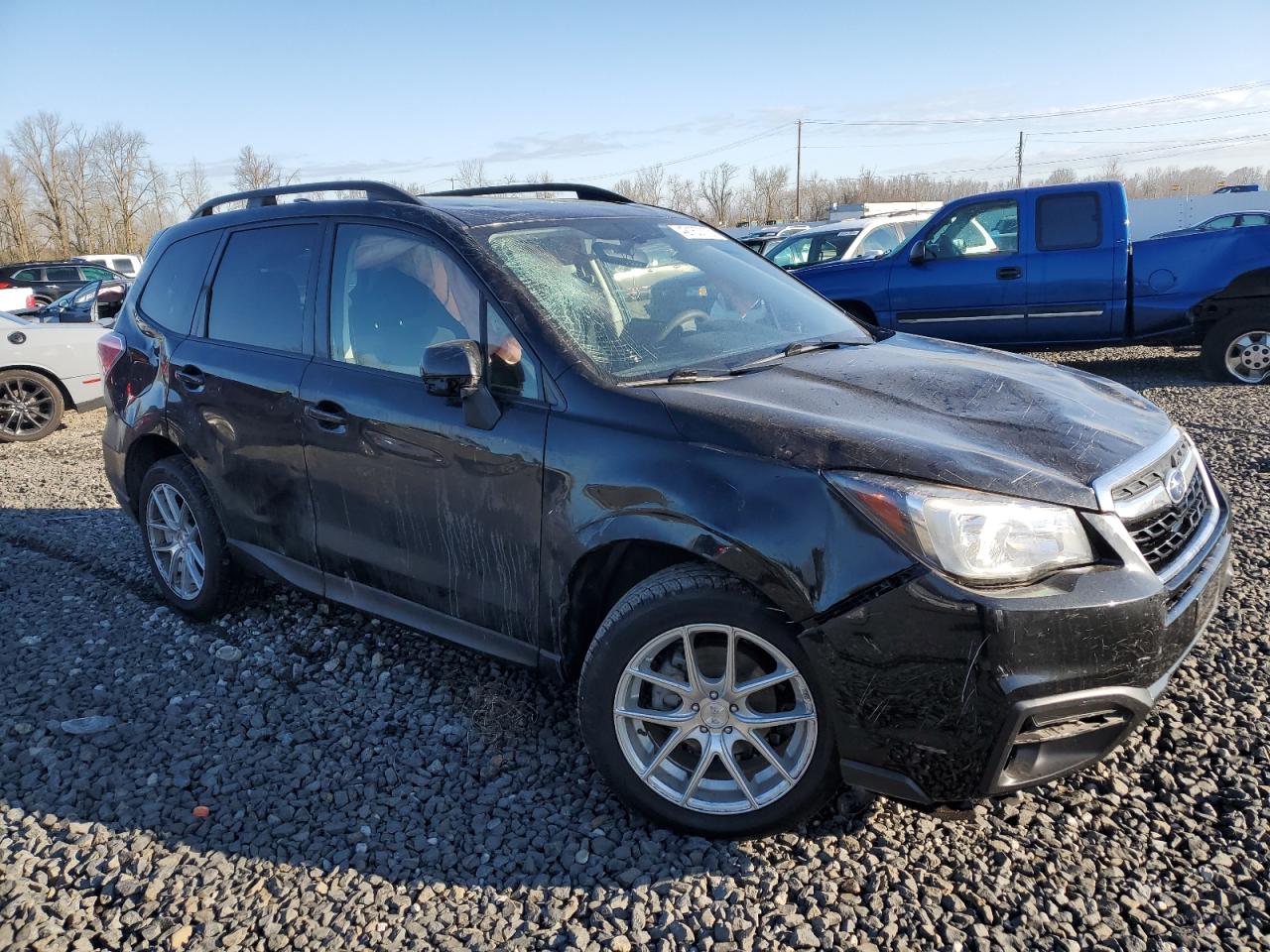 2018 Subaru Forester VIN JF2SJAEC2JH423813 Copart auction photo, front end damage thumbnail 4