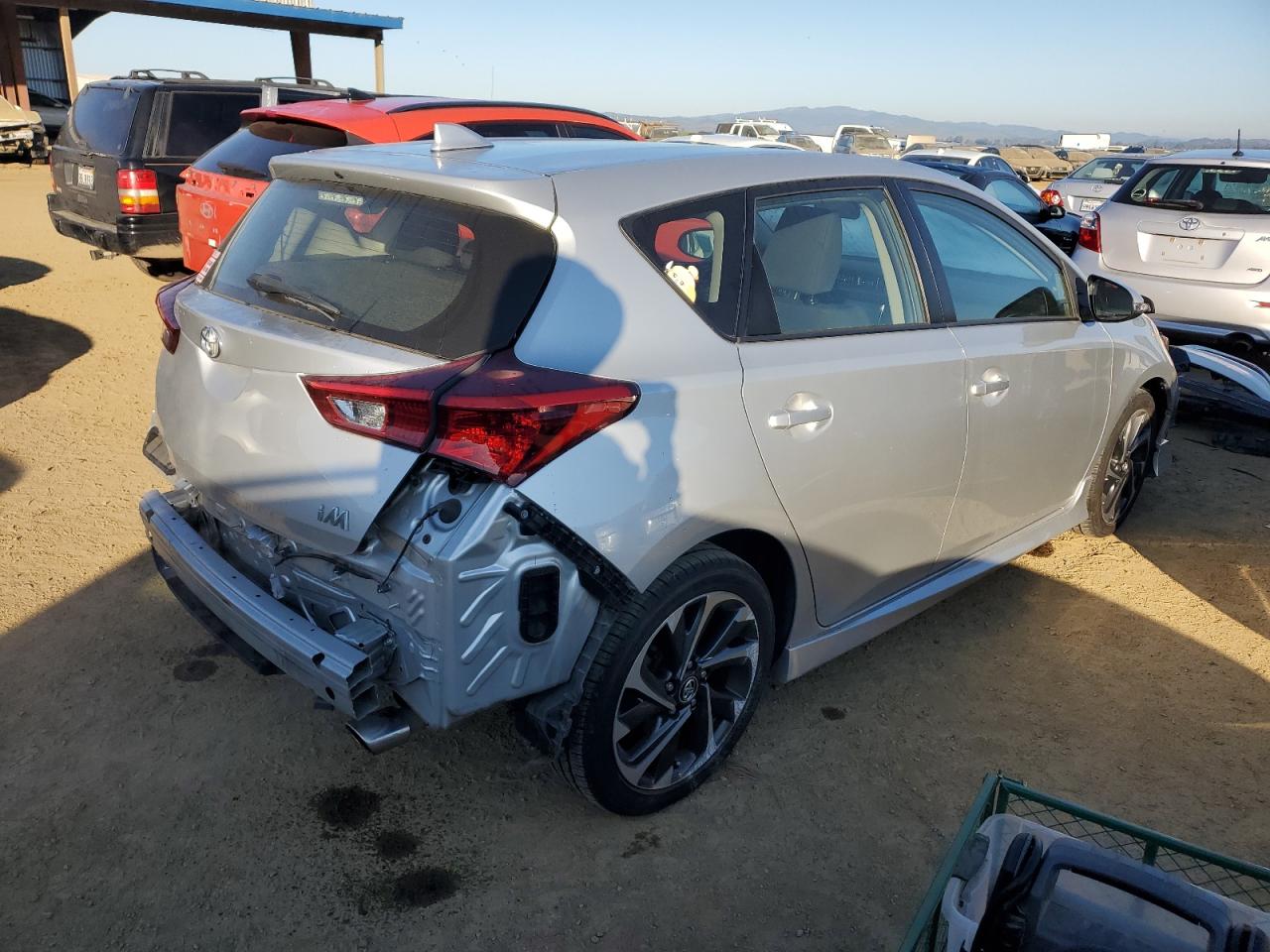 2017 Toyota Corolla VIN JTNKARJE5HJ523911 Copart auction photo, front end / rear end damage thumbnail 3
