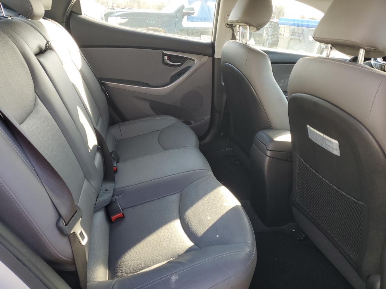 2013 Hyundai Elantra VIN KMHDH4AEXDU965809 Copart auction photo, front end / top/roof damage thumbnail 11