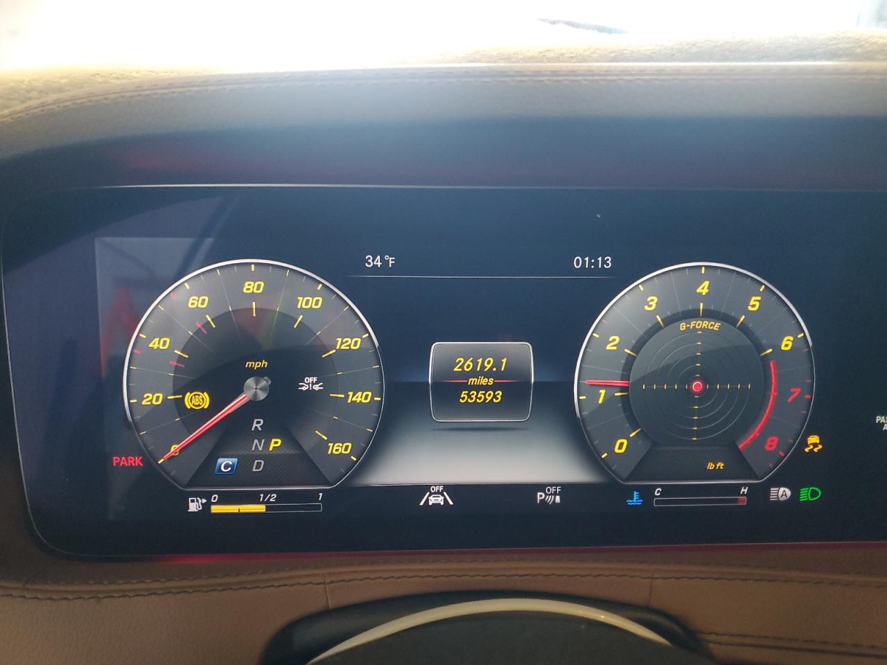 2020 Mercedes-Benz S-klasse VIN W1KUG8GB6LA556031 Copart auction photo, front end damage thumbnail 9