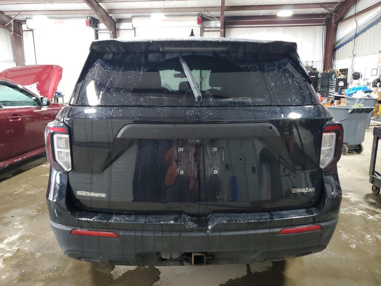 2021 Ford Explorer VIN 1FM5K8AW3MNA04663 Copart auction photo, front end / side damage thumbnail 6