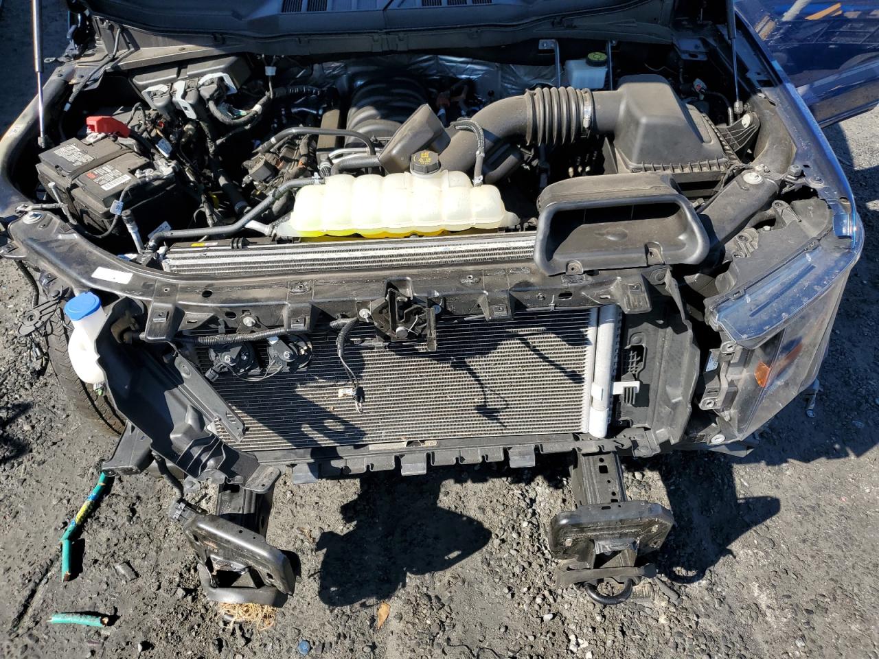 2023 Ford F-150 VIN 1FTFW1E50PKD57115 Copart auction photo, all over damage thumbnail 11