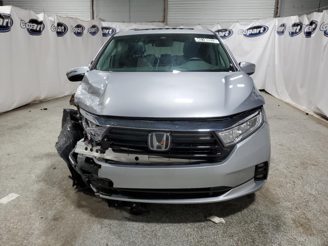 2024 Honda Odyssey VIN 5FNRL6H63RB035205 Copart auction photo, front end damage thumbnail 5
