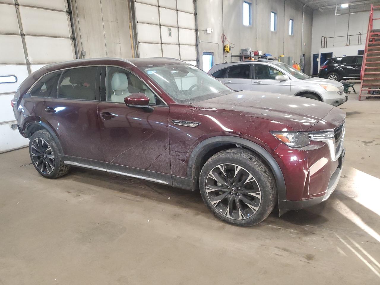 2024 Mazda CX-90 VIN JM3KKEHA5R1114572 Copart auction photo, rear end damage thumbnail 4