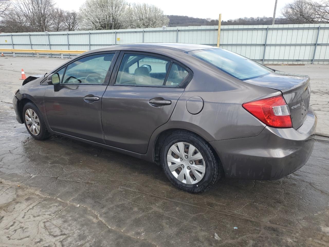 2012 Honda Civic VIN 19XFB2F58CE076595 Copart auction photo, front end damage thumbnail 2
