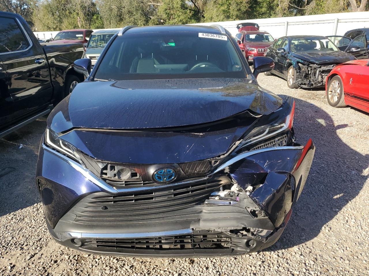 2021 Toyota Venza VIN JTEAAAAH8MJ078579 Copart auction photo, front end damage thumbnail 5