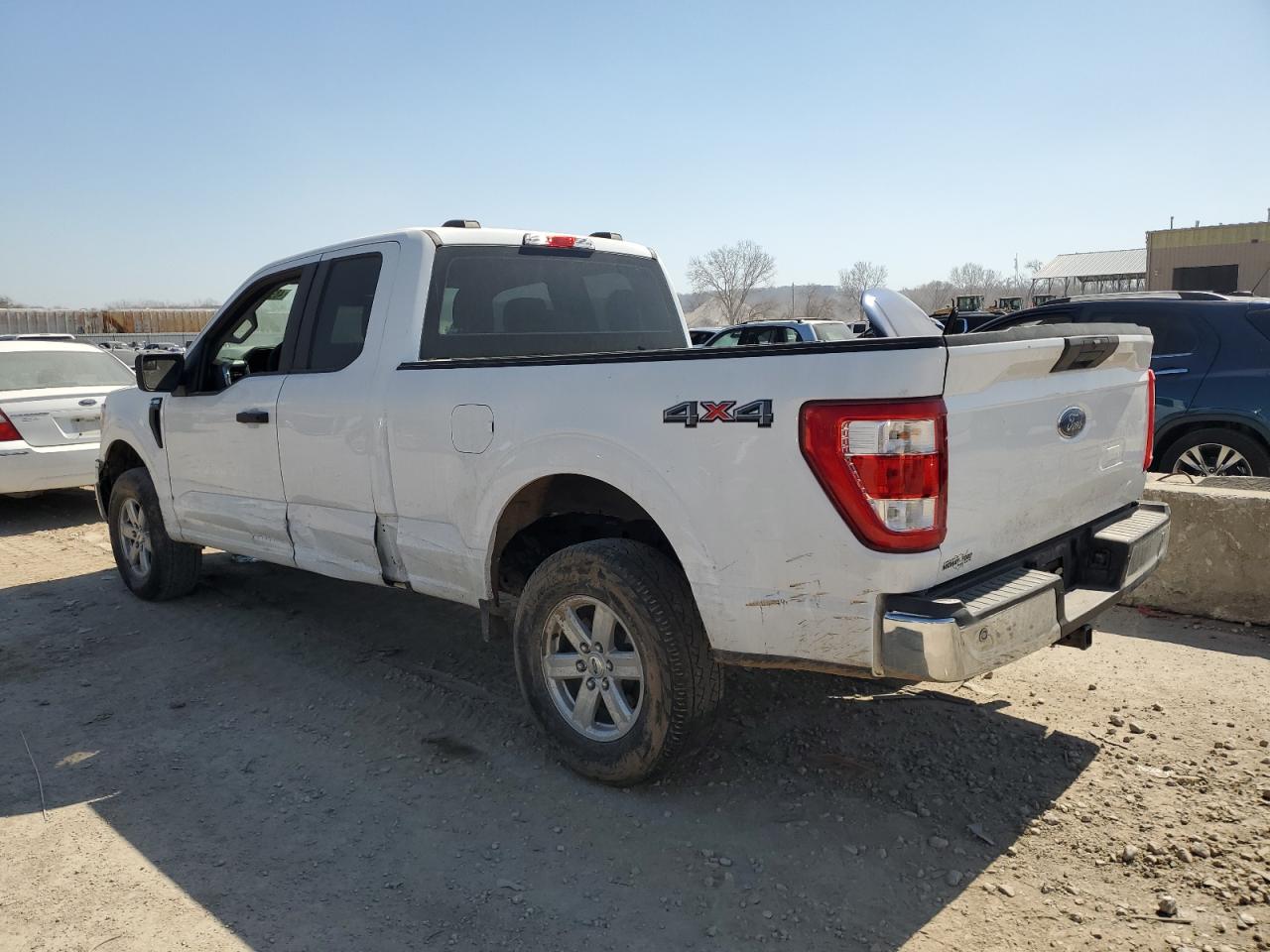 2022 Ford F-150 VIN 1FTEX1EB6NKE84205 Copart auction photo, front end / side damage thumbnail 2