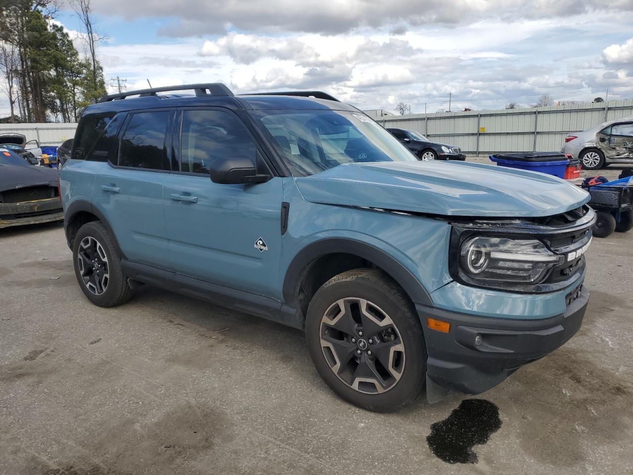 2022 Ford Bronco VIN 3FMCR9C60NRE30640 Copart auction photo, front end / undercarriage damage thumbnail 4