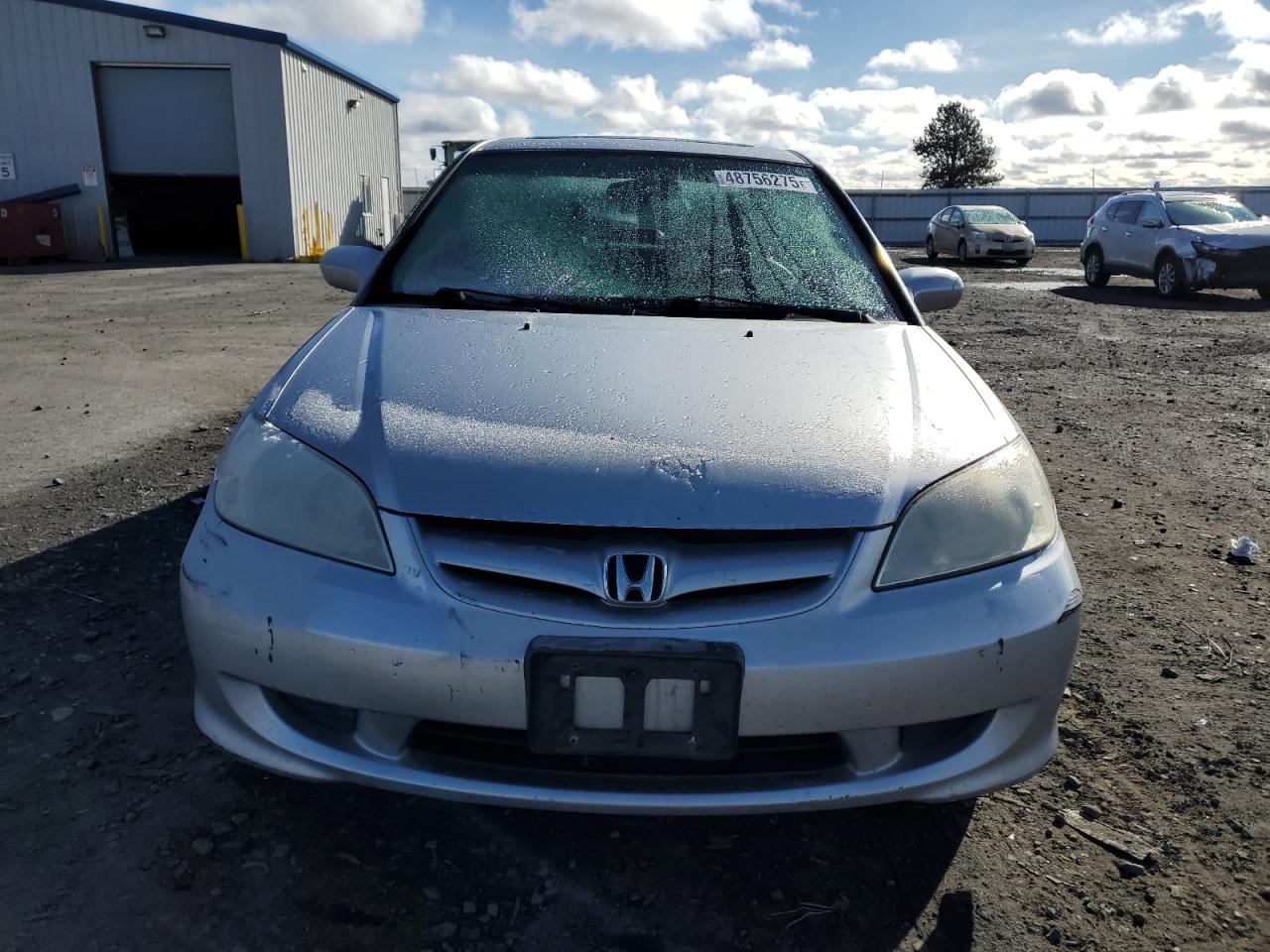 2004 Honda Civic VIN 2HGES26784H544572 Copart auction photo, all over damage thumbnail 5