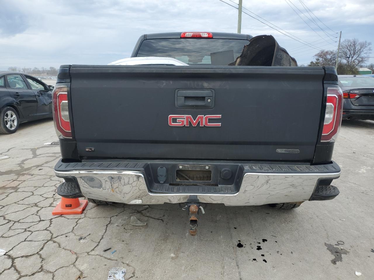 2018 GMC Sierra VIN 3GTU2NEC9JG279683 Copart auction photo, front end / minor dent/scratches damage thumbnail 6