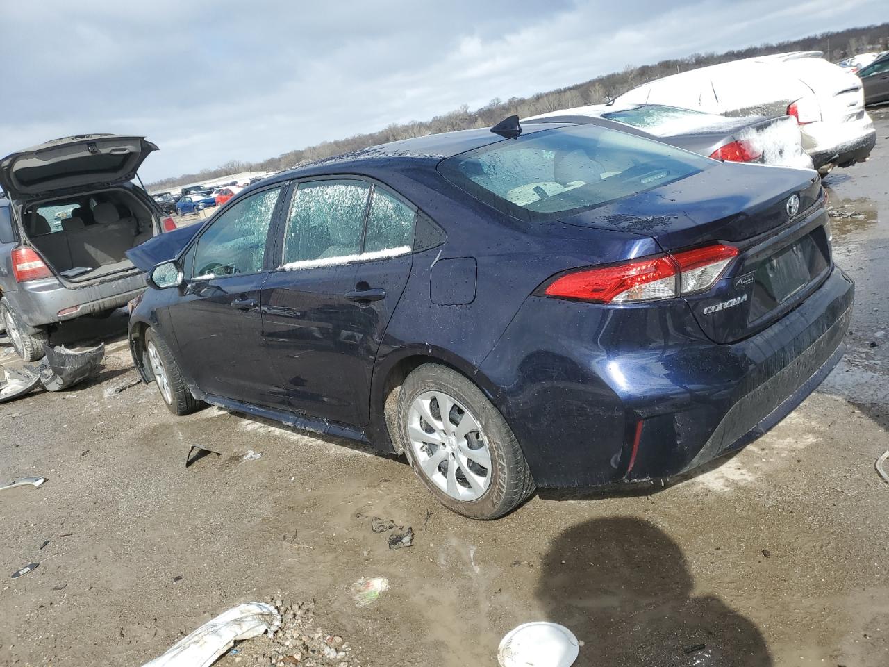 2021 Toyota Corolla VIN 5YFEPMAE0MP148695 Copart auction photo, front end damage thumbnail 2