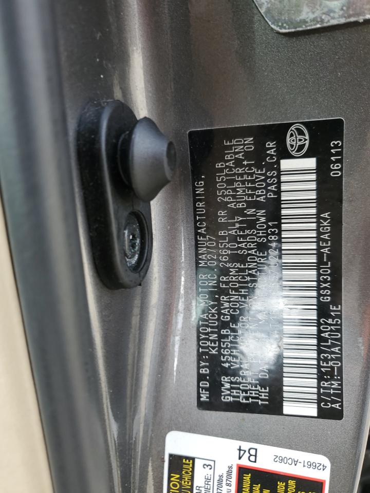 2007 Toyota Avalon VIN 4T1BK36B57U224831 Copart auction photo, water/flood damage thumbnail 13