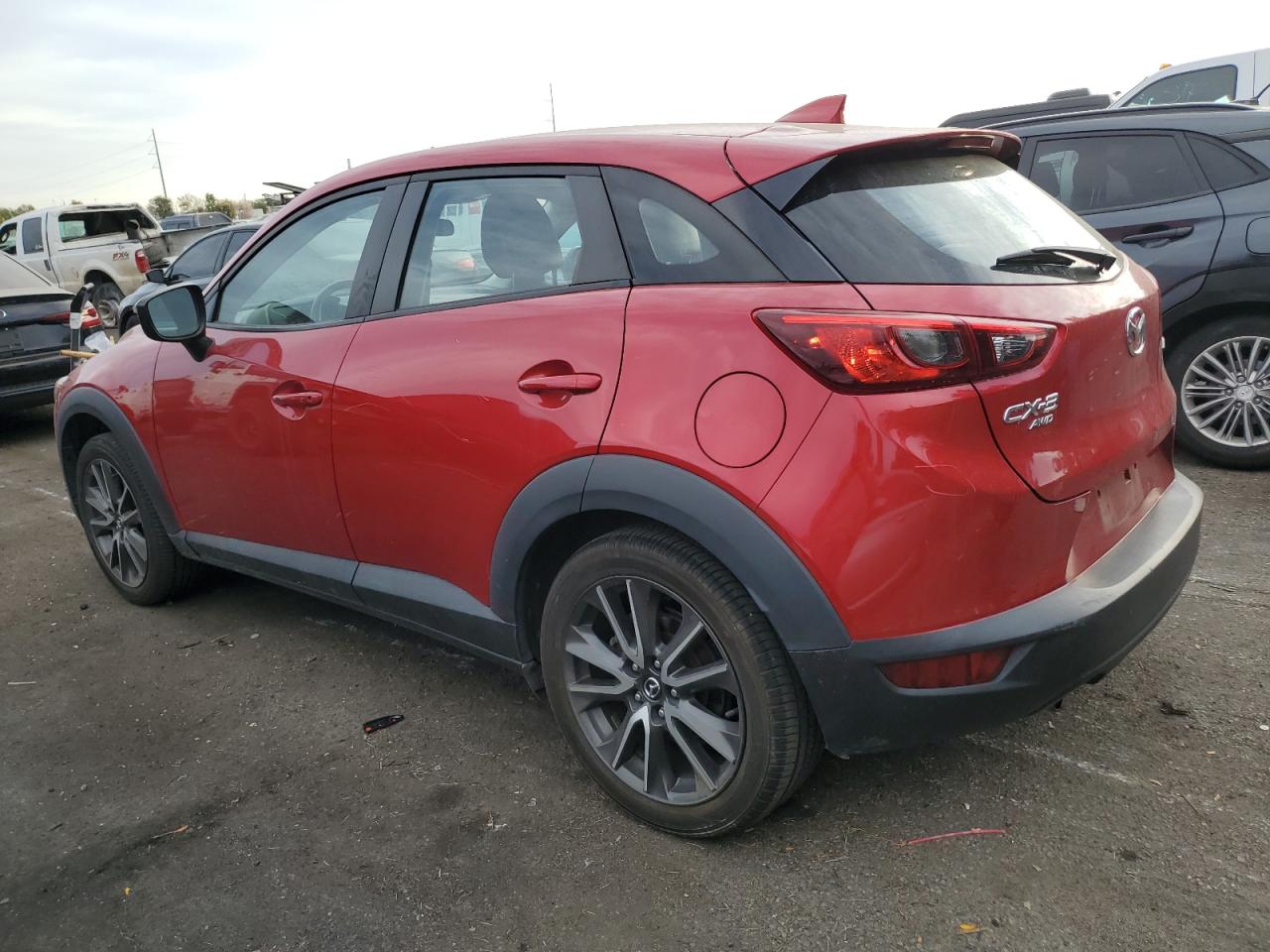2017 Mazda CX-3 VIN JM1DKFC76H0162248 Copart auction photo, side damage thumbnail 2