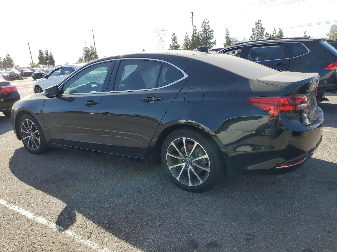 2015 Acura TLX VIN 19UUB2F70FA017154 Copart auction photo, side damage thumbnail 2