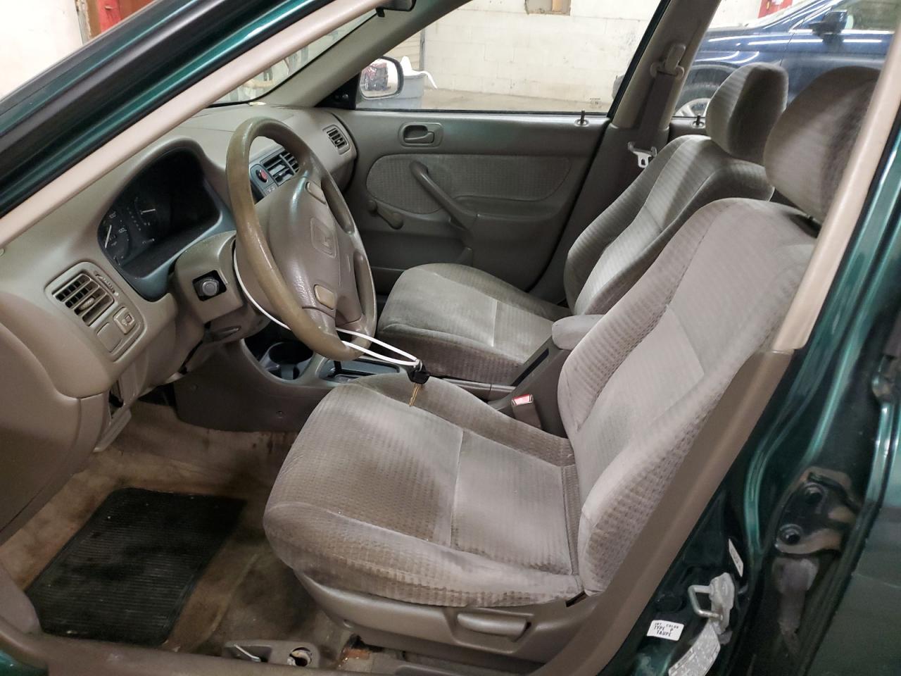 1999 Honda Civic VIN 2HGEJ6611XH594868 Copart auction photo, front end / hail damage thumbnail 7
