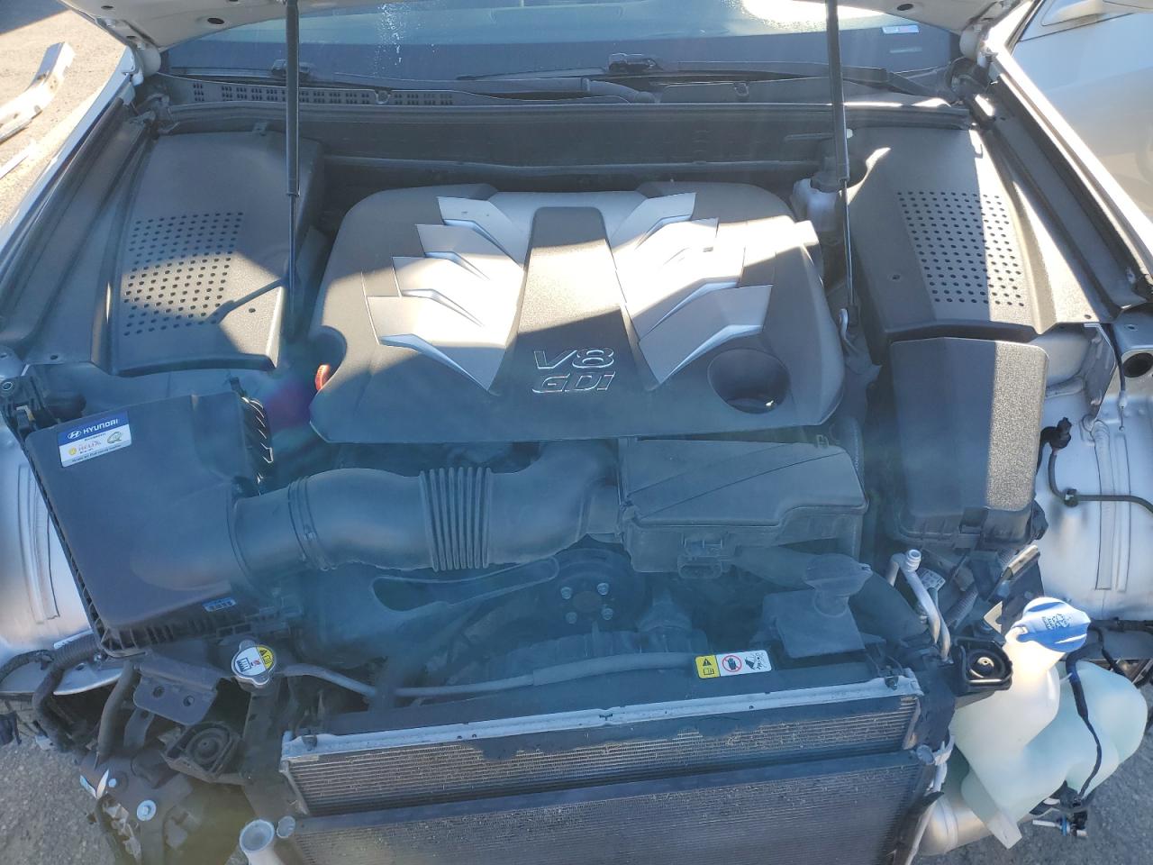 2013 Hyundai Equus VIN KMHGH4JH5DU060028 Copart auction photo, front end damage thumbnail 11