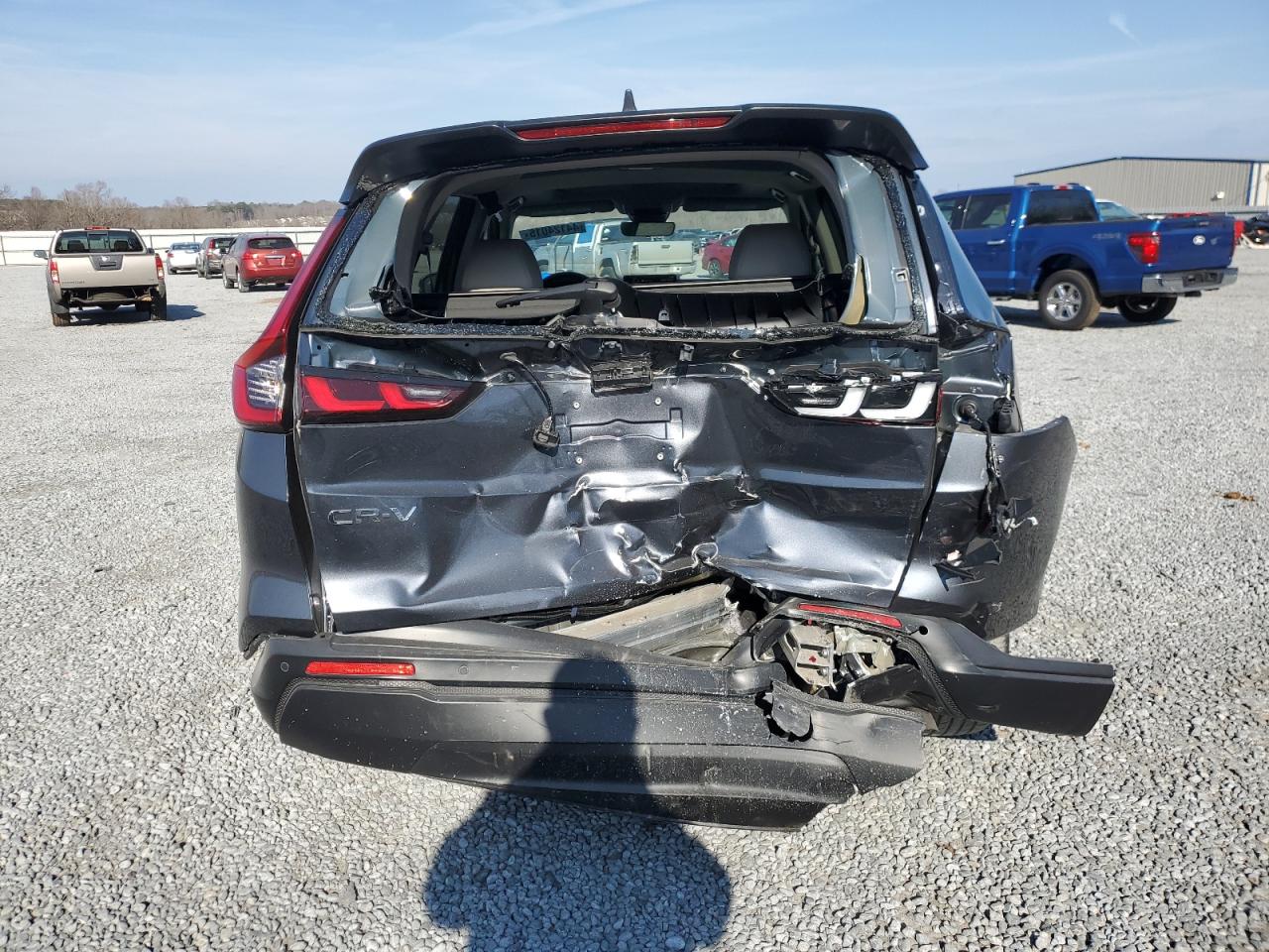 2025 Honda CR-V VIN 2HKRS3H71SH302794 Copart auction photo, rear end damage thumbnail 6