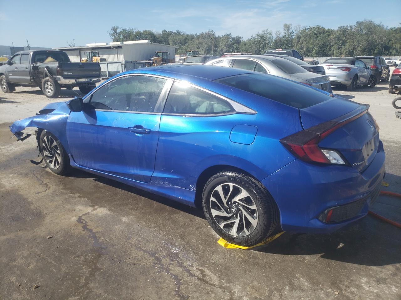 2017 Honda Civic VIN 2HGFC4B01HH300175 Copart auction photo, front end / minor dent/scratches damage thumbnail 2