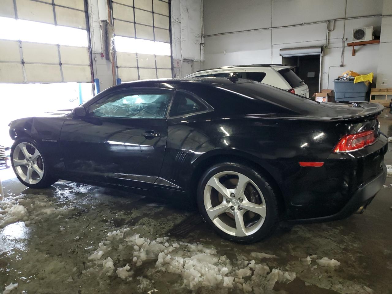 2015 Chevrolet Camaro VIN 2G1FG1EW7F9217187 Copart auction photo, side / front end damage thumbnail 2