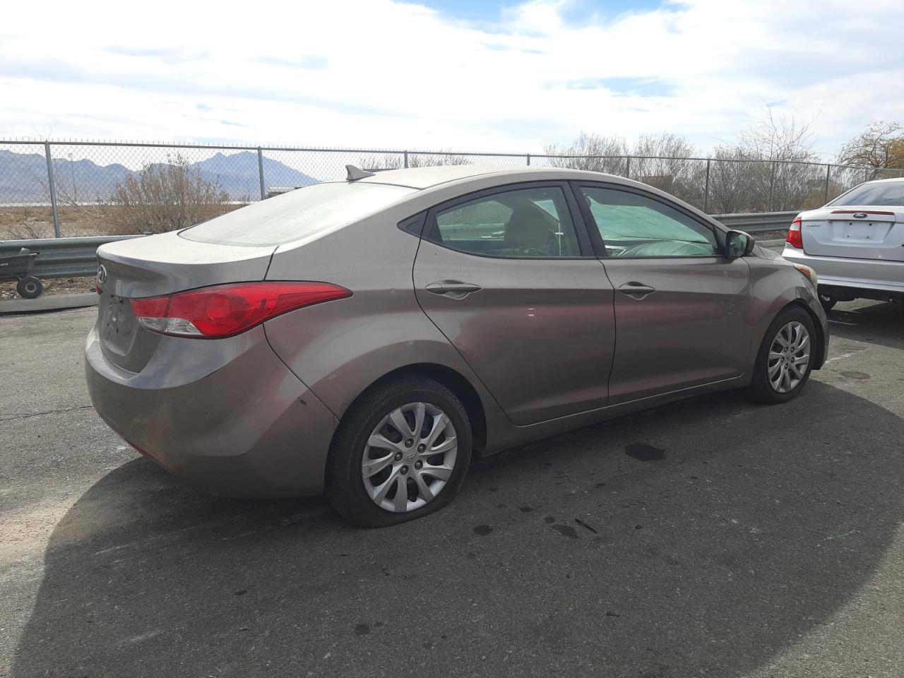 2011 Hyundai Elantra VIN 5NPDH4AE6BH029312 Copart auction photo, stripped damage thumbnail 3