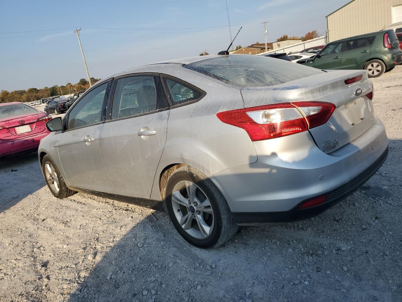 2014 Ford Focus VIN 1FADP3F20EL206468 Copart auction photo, front end / side damage thumbnail 2