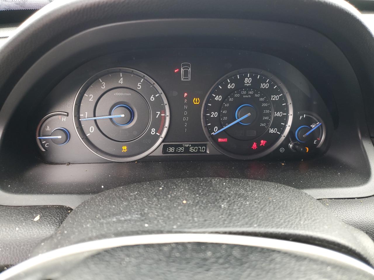 2012 Honda Crosstour VIN 5J6TF1H53CL003473 Copart auction photo, front end damage thumbnail 9