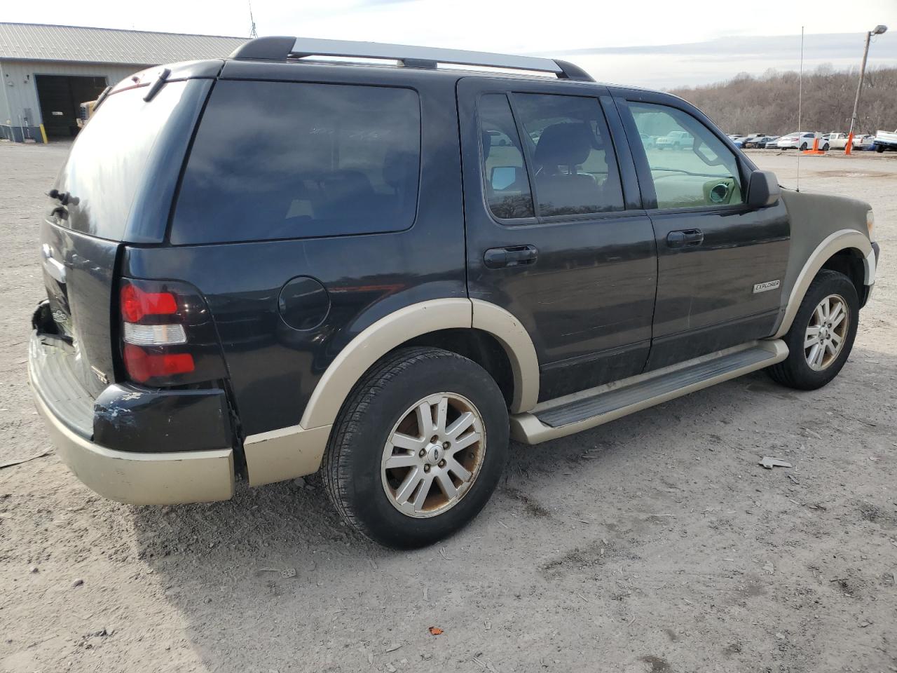 2006 Ford Explorer VIN 1FMEU74E46UB34953 Copart auction photo, side / rear end damage thumbnail 3