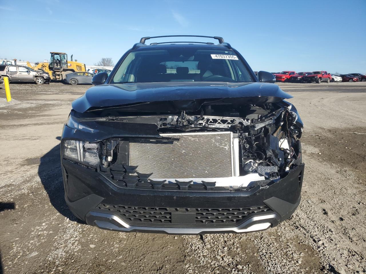 2023 Hyundai Santa Fe VIN 5NMS64AJ9PH607837 Copart auction photo, front end / side damage thumbnail 5