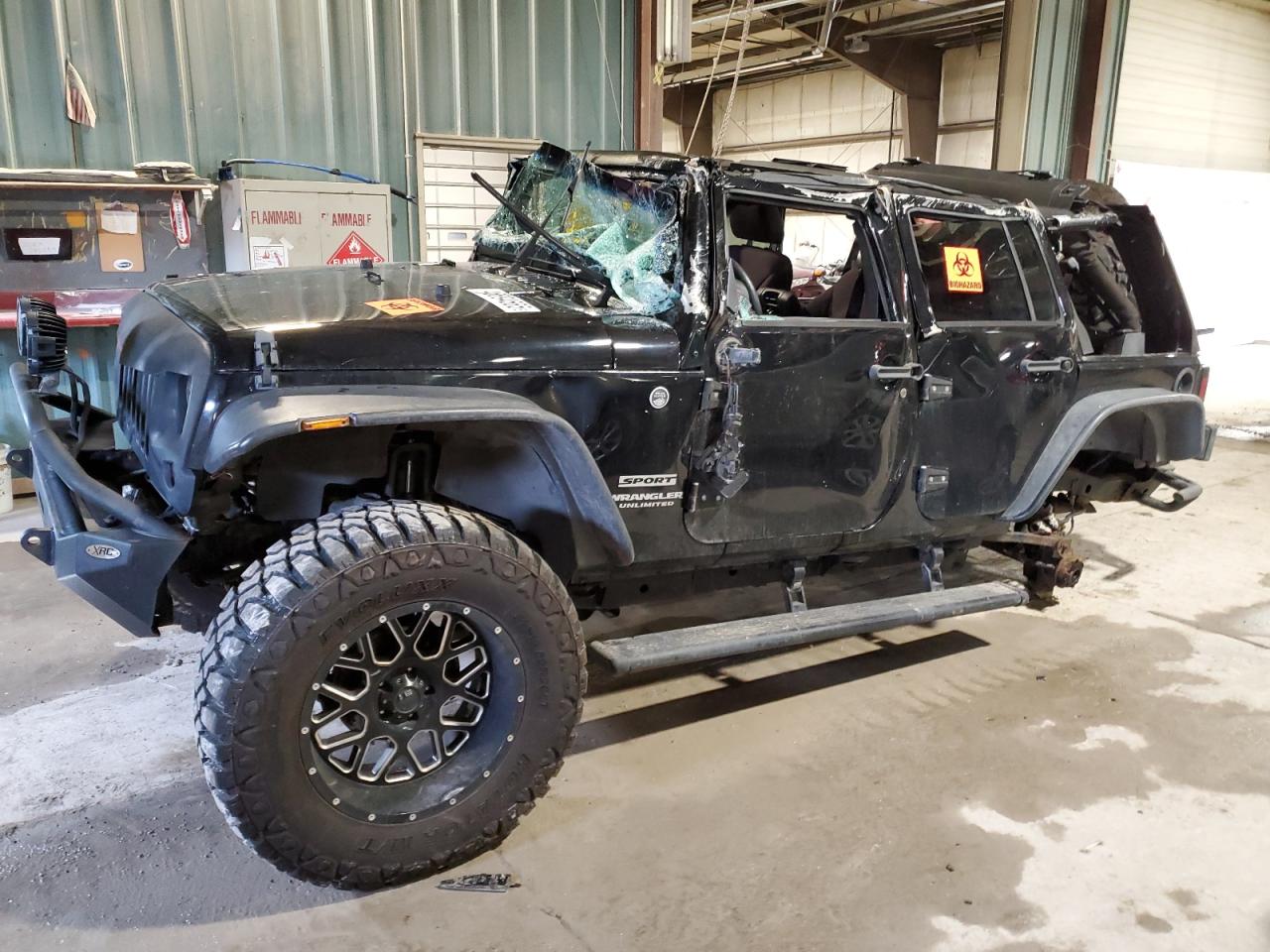 2013 Jeep Wrangler VIN 1C4BJWDG9DL550933