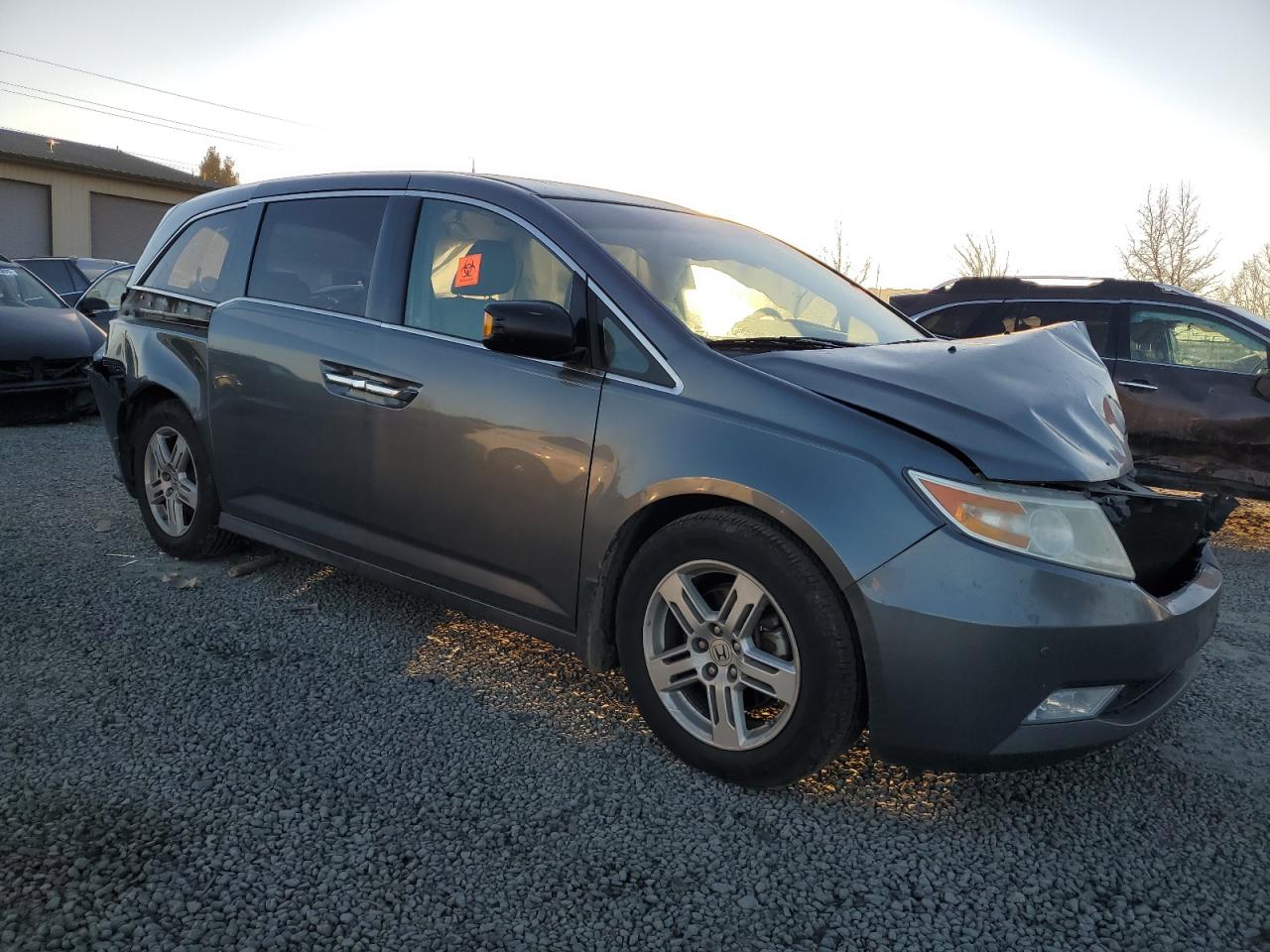 2012 Honda Odyssey VIN 5FNRL5H93CB145943 Copart auction photo, all over damage thumbnail 4