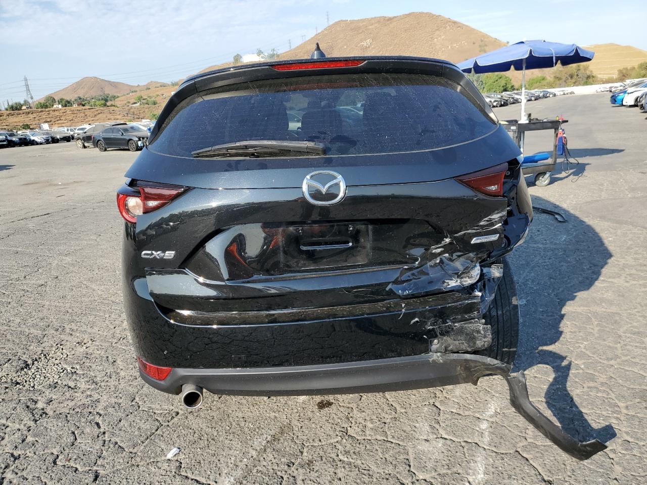 2019 Mazda CX-5 VIN JM3KFABM5K1598670 Copart auction photo, front end / rear end damage thumbnail 6