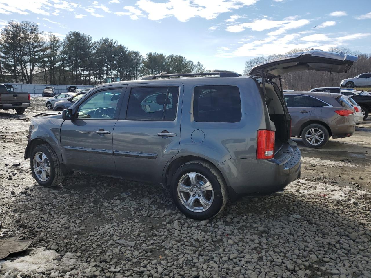 2012 Honda Pilot VIN 5FNYF4H51CB002838 Copart auction photo, front end damage thumbnail 2